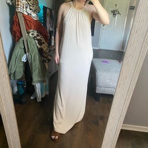 NWT sand colored maxi